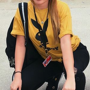 Playboy Yellow Tee